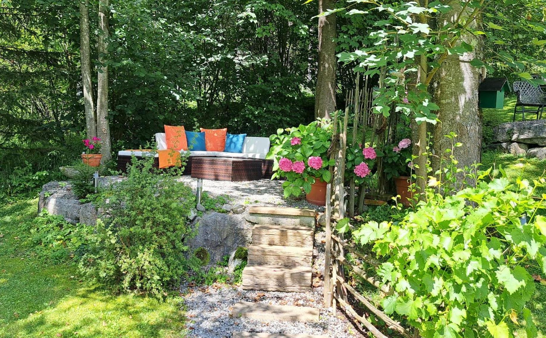 Ferienhaus Lechner Fuer Max 10 Personen - Wald Und Naturgarten 압티나우 외부 사진